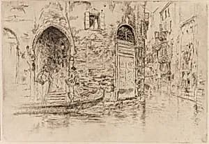 The Two Doorways by James McNeill Whistler (1834-1903)