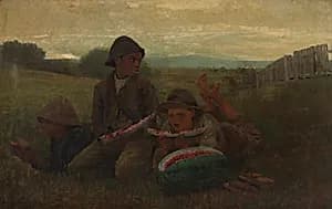 The Watermelon Boys by Winslow Homer, American, 1836–1910