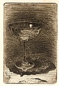 The Wine Glass by James McNeill Whistler (1834-1903)