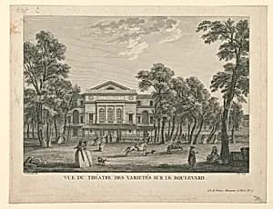 Theatre des Varietés in Paris by Unknown