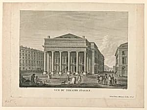 Theatre Italien, Paris by Unknown