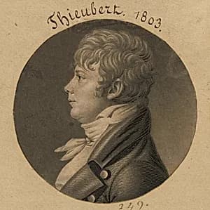 Thieubert by Charles Balthazar Julien Févret de Saint-Mémin, 12 Mar 1770 - 23 Jun 1852