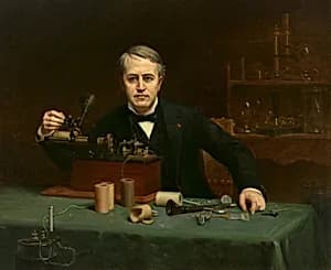 Thomas Alva Edison by Abraham Archibald Anderson, 1847 - 1940