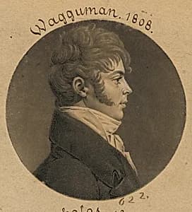 Thomas Ennalls Waggaman by Charles Balthazar Julien Févret de Saint-Mémin, 12 Mar 1770 - 23 Jun 1852