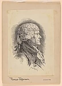 Thomas Jefferson by Jacques Reich, 10 Aug 1852 - 8 Jul 1923