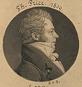 Thomas Price by Charles Balthazar Julien Févret de Saint-Mémin, 12 Mar 1770 - 23 Jun 1852