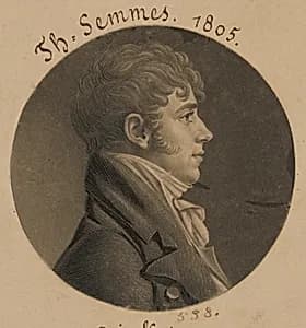 Thomas Semmes by Charles Balthazar Julien Févret de Saint-Mémin, 12 Mar 1770 - 23 Jun 1852