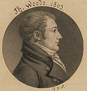 Thomas Woods by Charles Balthazar Julien Févret de Saint-Mémin, 12 Mar 1770 - 23 Jun 1852
