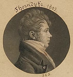 Thorndyke by Charles Balthazar Julien Févret de Saint-Mémin, 12 Mar 1770 - 23 Jun 1852
