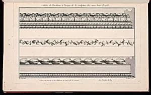 Three Border Designs by Richard de Lalonde, French, active 1780–96