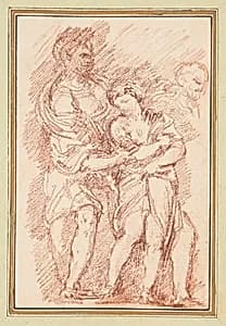 Three figures by Jean-Robert Ango, French, active in Rome 1759 –1770, d. 1773