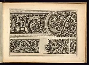 Three Frieze Designs by Jean Le Pautre, French, 1618–1682