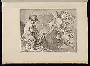 Three Putti by François Boucher, French, 1703–1770