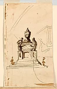 Three sepulchral monuments by Giuseppe Barberi, Italian, 1746–1809