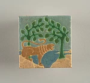 Tile by Grueby Faience Company, Revere, Massachusetts, 1895–1908