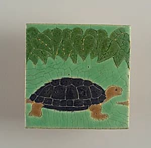 Tile by Grueby Faience Company, Revere, Massachusetts, 1895–1908