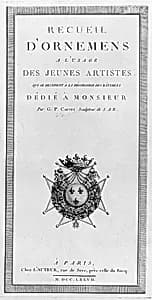 Title Page by Gilles Paul Cauvet, French, 1731–1788