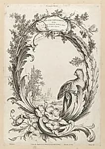 Title Page by Alexis Peyrotte, French, 1699–1769