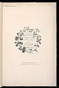 Title Page by Jean-Baptiste Pillement, French, 1728–1808