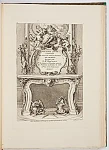 Title Page by Gilles-Marie Oppenord, French, 1672–1742