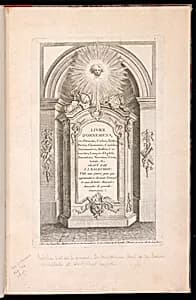 Title Page by Thomas Lainé, French, 1682 – 1739
