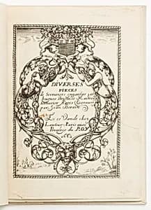 Title page by Hugues Brisville, French, active ca. 1663