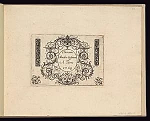 Title Page by Briceau, French, 16..–17..