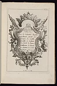 Title Page by François de Cuvilliés the Elder, Belgian, active Germany, 1695 - 1768