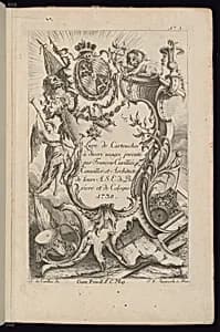 Title Page by François de Cuvilliés the Elder, Belgian, active Germany, 1695 - 1768