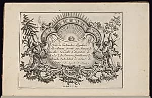 Title Page by François de Cuvilliés the Elder, Belgian, active Germany, 1695 - 1768