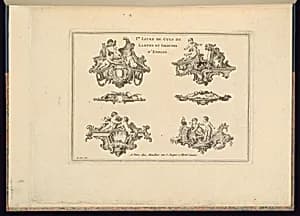 Title Page by Jacques de Sève, French, active 1742 – 1788