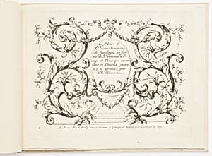 Title Page by Paul Androuet Du Cerceau, French, 1623/30 – 1710