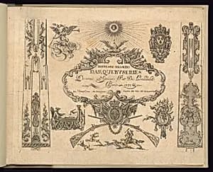 Title Page by de La Collombe, French, active 1702 – 1739