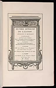 Title Page by Richard de Lalonde, French, active 1780–96