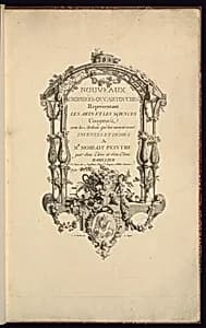 Title Page by Clément Pierre Marillier, French, 1740 – 1808