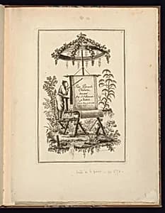Title Page by Jean-Baptiste Pillement, French, 1728–1808