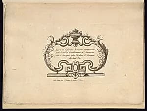 Title Page by Gabriel Bonthomme, France, active ca. 1775