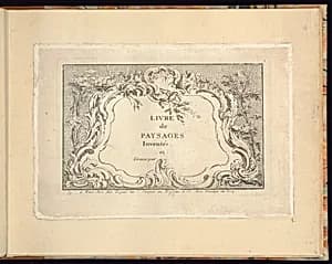 Title Page by Pierre Roguié, French, ca. 1713– after 1753