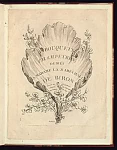 Title Page by Charles-Germain de Saint-Aubin, French, 1721–1786