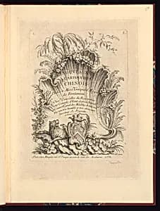 Title Page by Alexis Peyrotte, French, 1699–1769