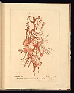 Trophy Design by Jean-Baptiste Huet, French, 1745 – 1811