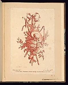 Trophy Design by Jean-Baptiste Huet, French, 1745 – 1811