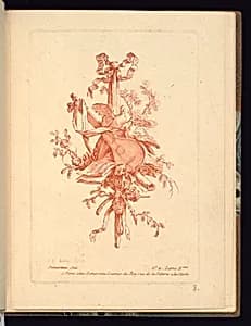 Trophy Design by Jean-Baptiste Huet, French, 1745 – 1811