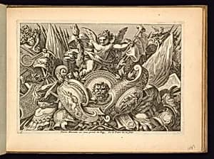 Trophy Design by Jean Le Pautre, French, 1618–1682