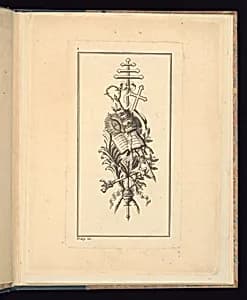 Trophy Design by P. Moithey, French, active 18th century