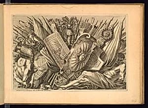 Trophy of Arms by Jean Le Pautre, French, 1618–1682