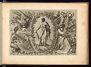Trophy of Arms with Hercules by Jean Le Pautre, French, 1618–1682