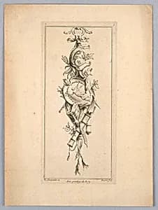 Trophy by Gabriel Huquier, French, 1695–1772