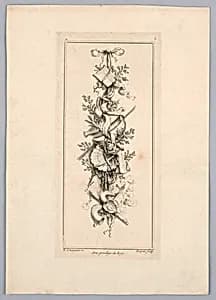 Trophy by Gabriel Huquier, French, 1695–1772