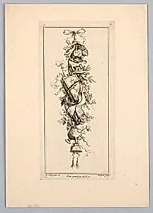 Trophy by Gabriel Huquier, French, 1695–1772